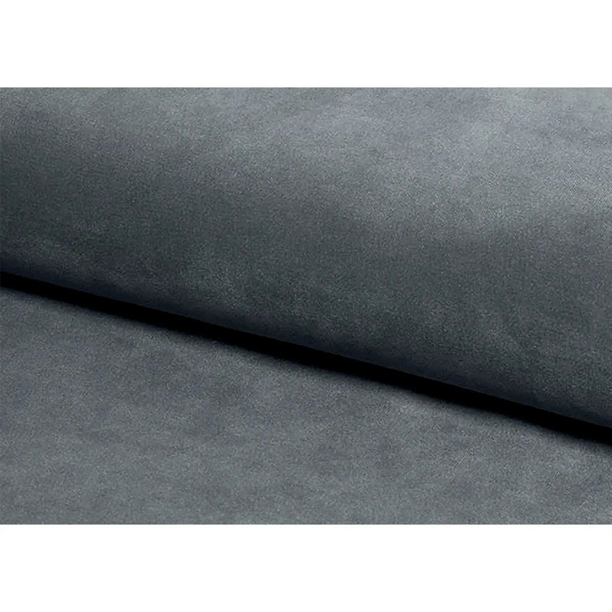 Scaun tapitat modern CHERRY, gri/negru, stofa catifelata/metal, 58x57x87 cm