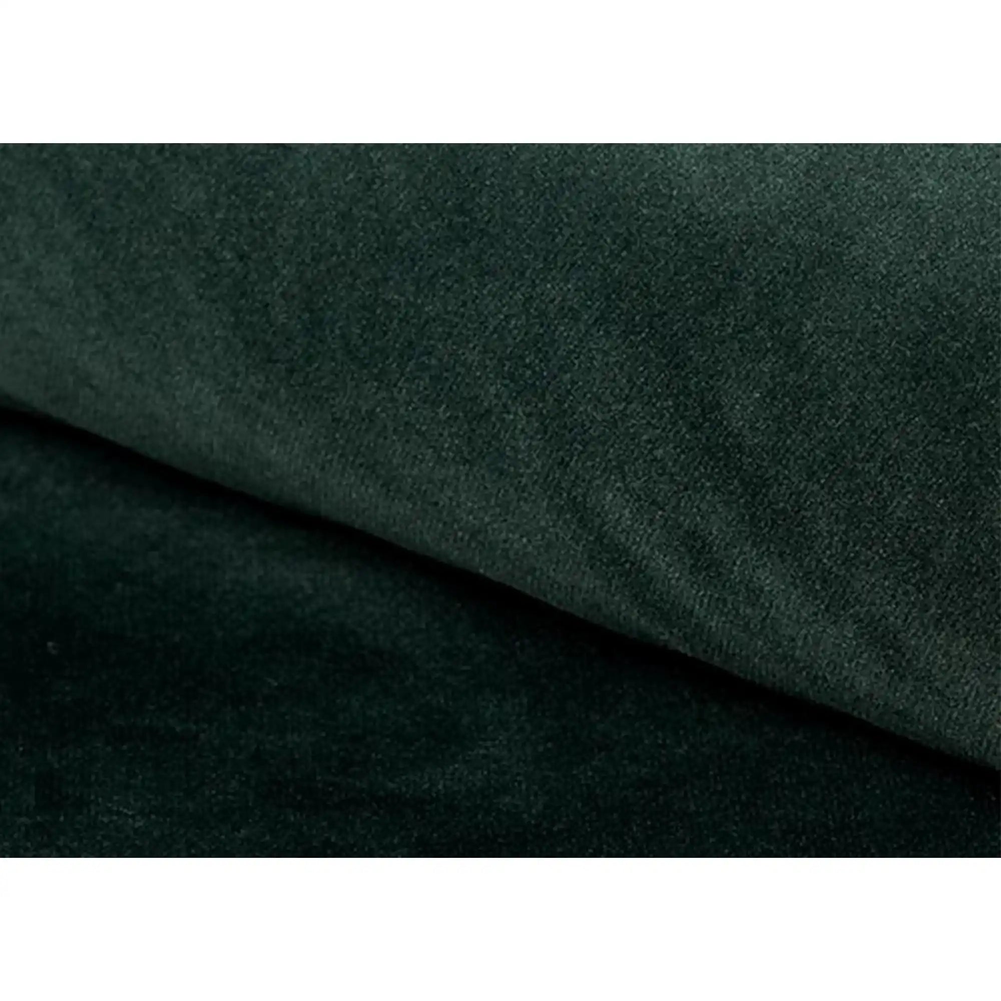 Scaun tapitat PIANO B, verde/negru, stofa catifelata/metal, 47x44x93 cm