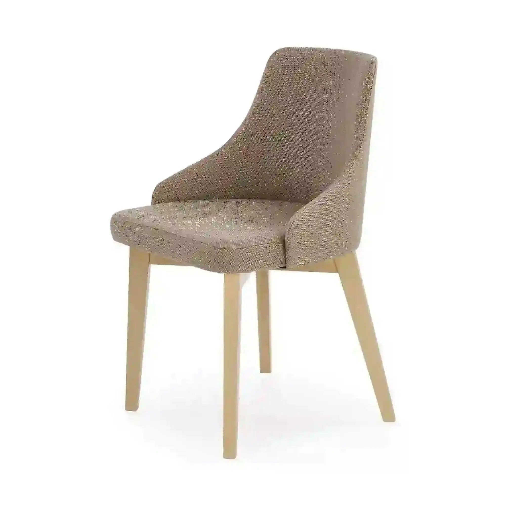 Scaun tapitat stofa bej Toledo, 55X51X82 CM