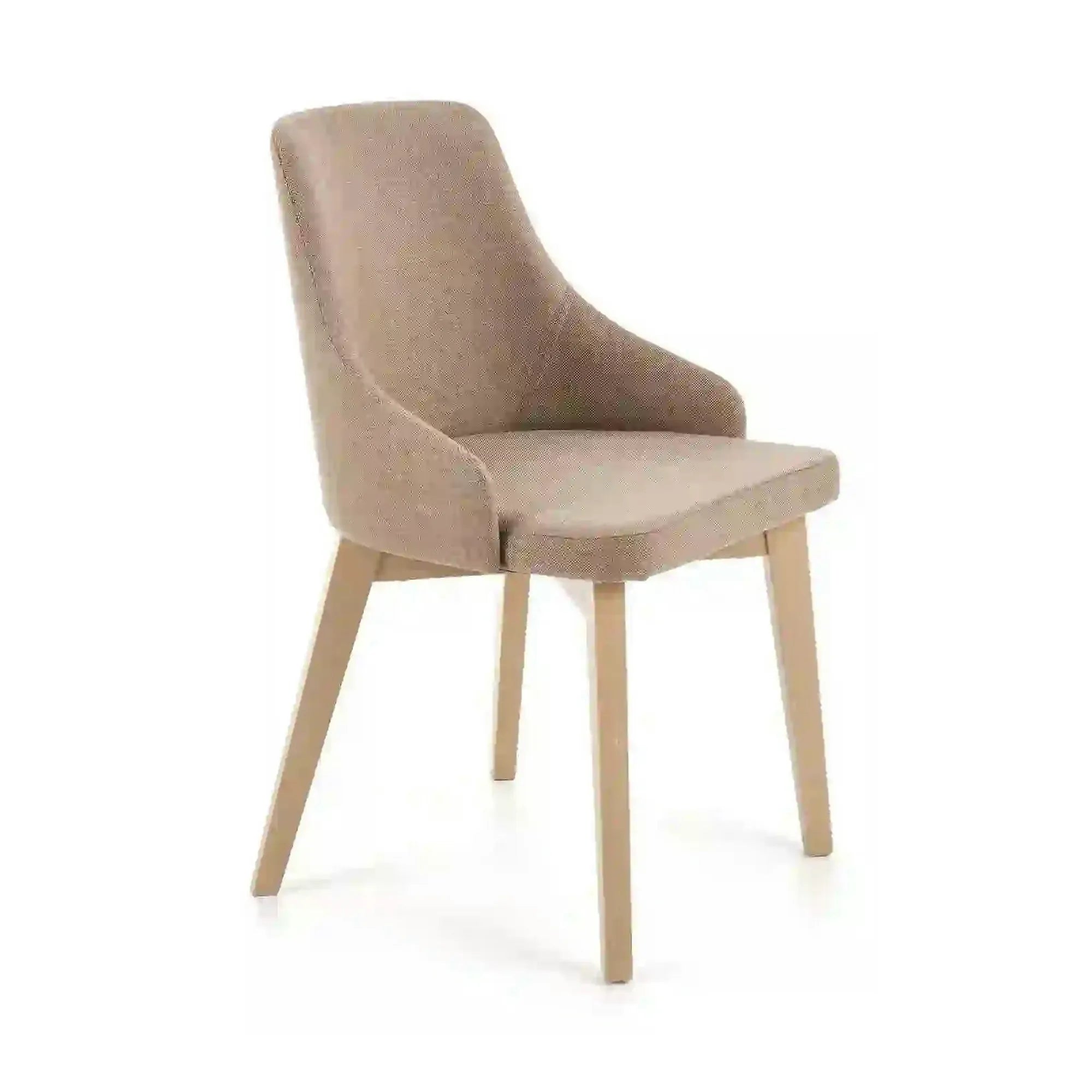 Scaun tapitat stofa bej Toledo, 55X51X82 CM