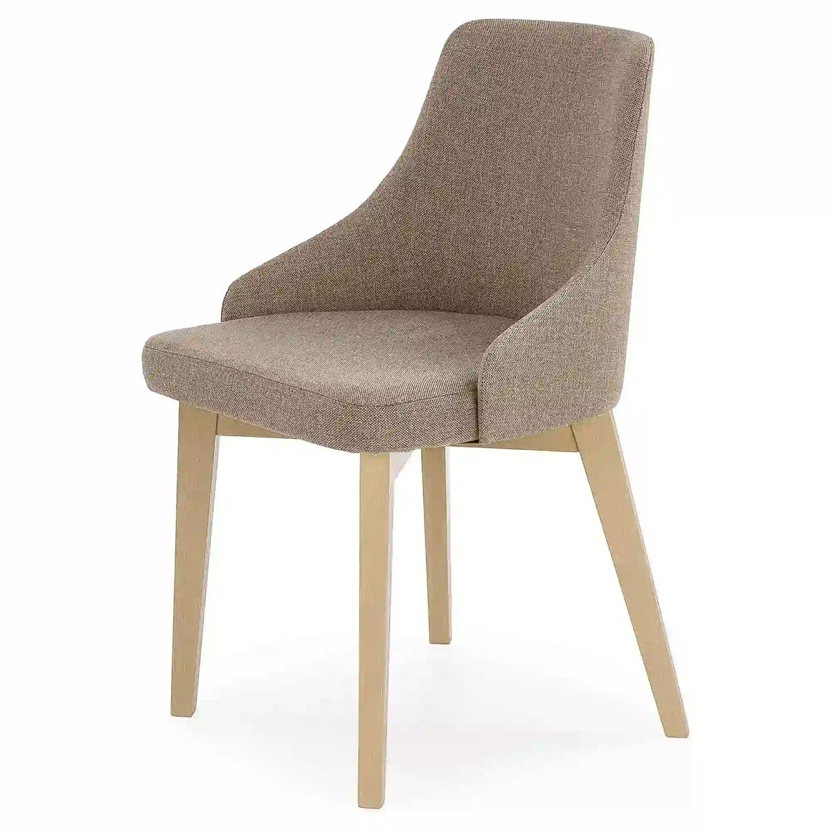 Scaun tapitat stofa bej Toledo, 55X51X82 CM