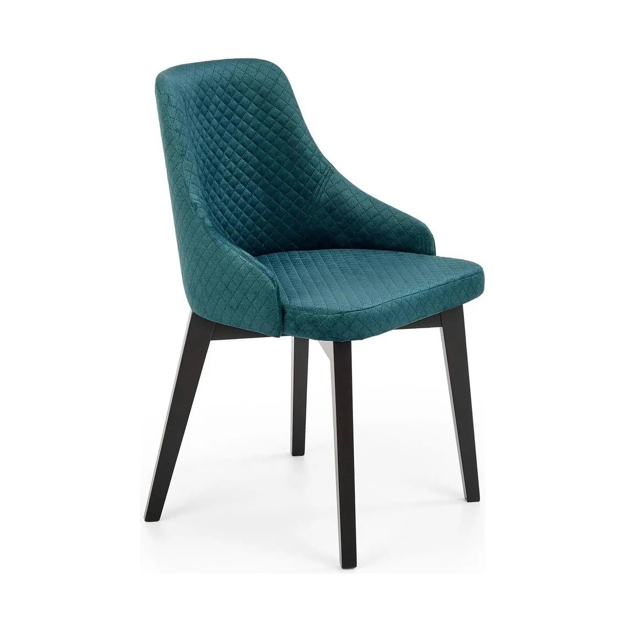 Scaun tapitat TOLEDO 3, verde, 57x56x86 cm