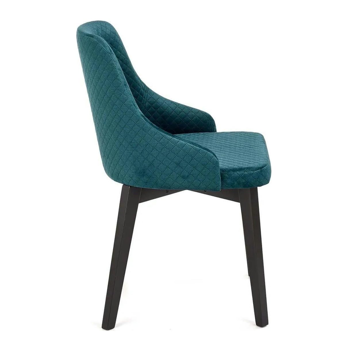 Scaun tapitat TOLEDO 3, verde, 57x56x86 cm