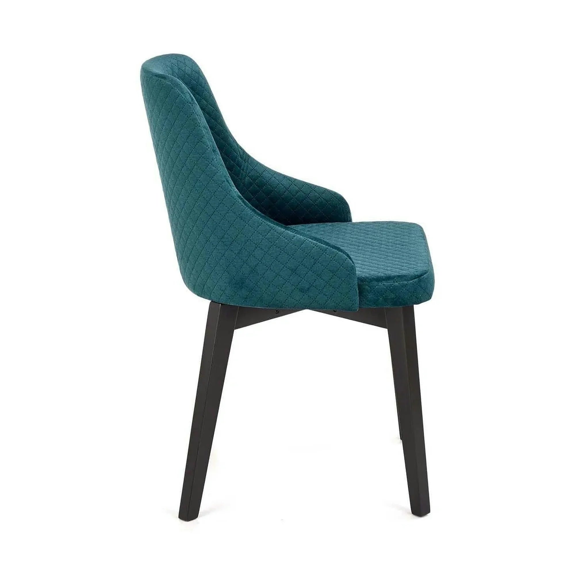 Scaun tapitat TOLEDO 3, verde, 57x56x86 cm