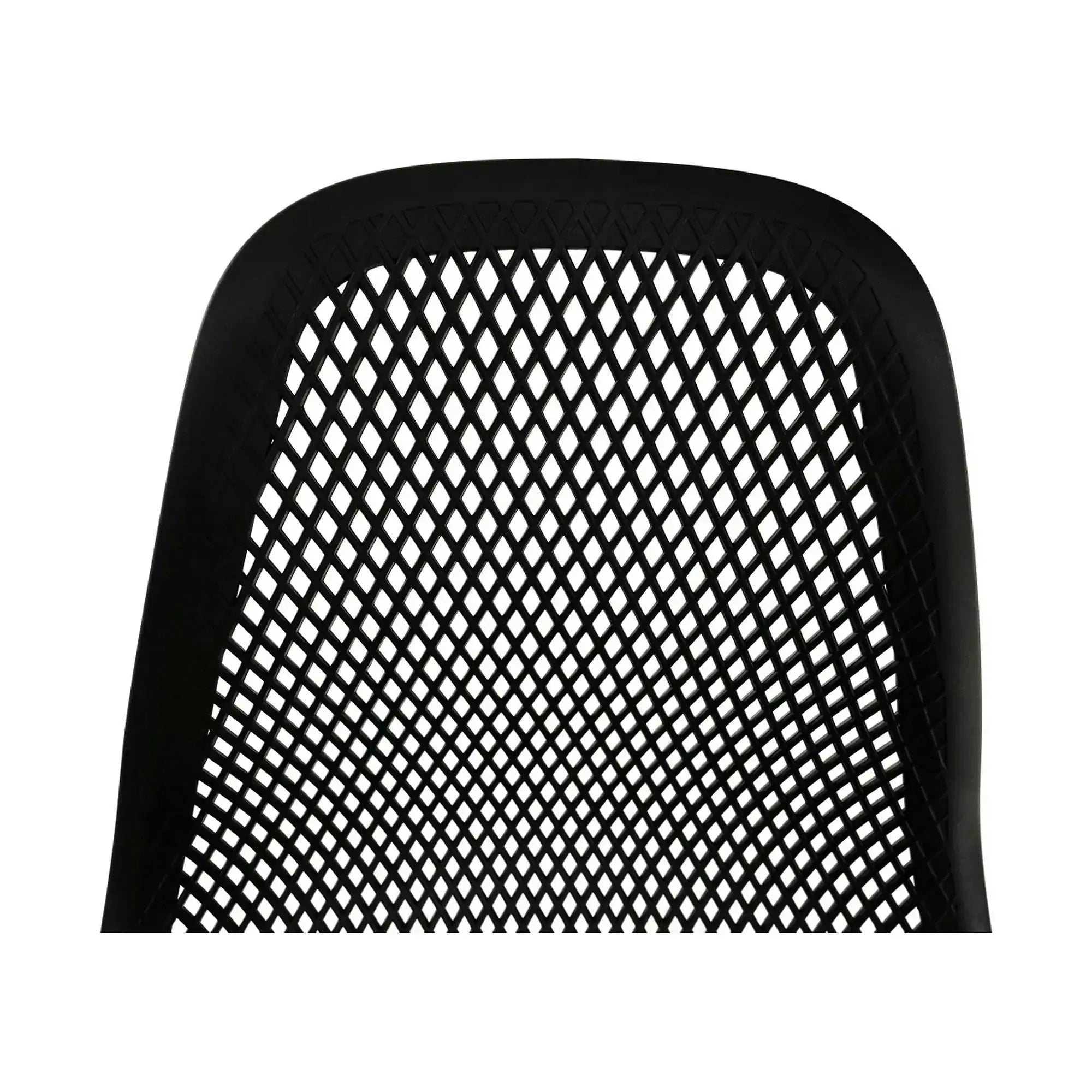 Scaun TEGRA TYP 2, negru, plastic/metal, 37x53x86 cm