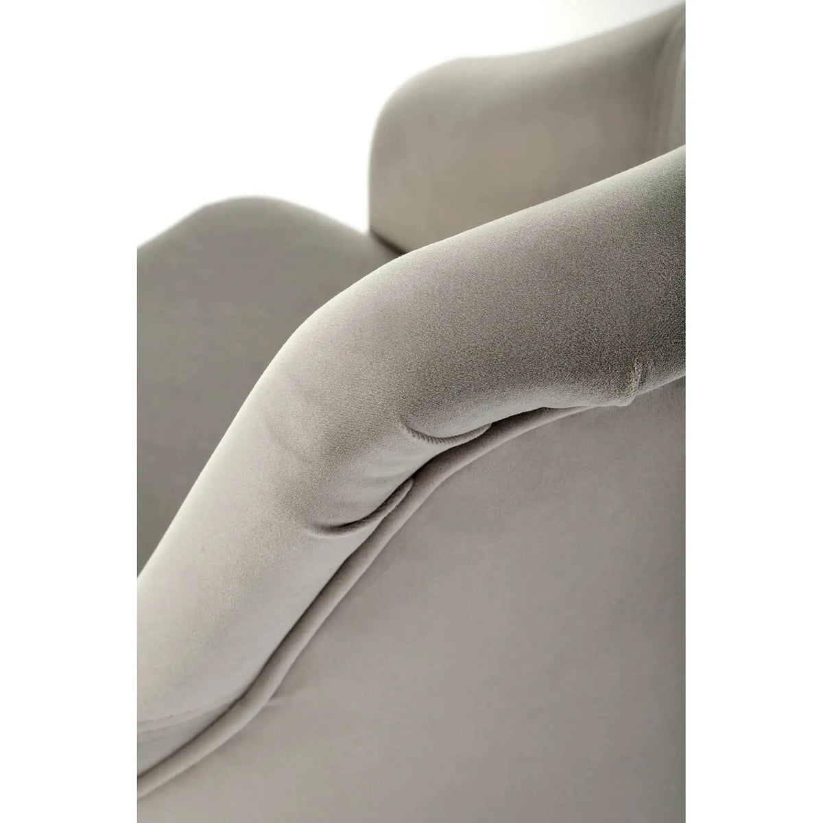 Scaun TOLEDO 2, gri/gri antracit, stofa catifelata/lemn, 57x56x86 cm
