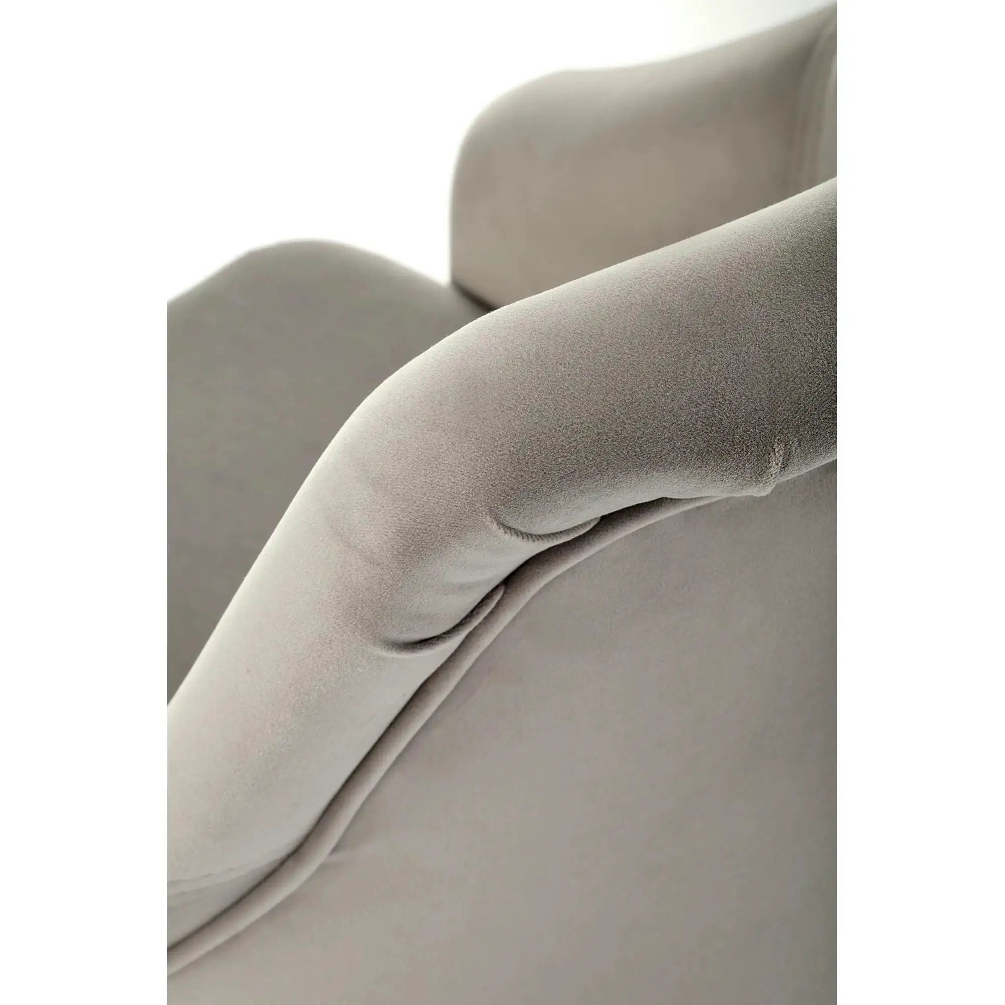 Scaun TOLEDO 2, gri/gri antracit, stofa catifelata/lemn, 57x56x86 cm
