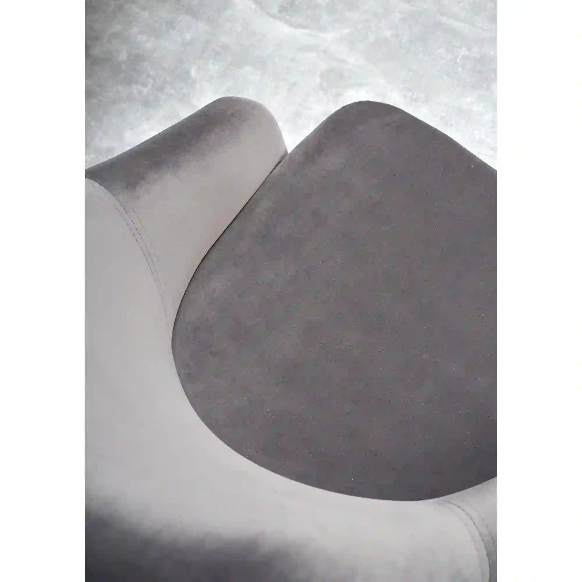 Scaun TOLEDO 2, gri/gri antracit, stofa catifelata/lemn, 57x56x86 cm