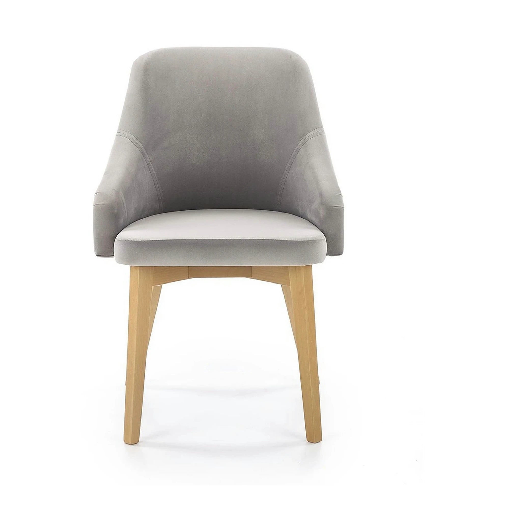 Scaun TOLEDO 2, gri/stejar, lemn de fag, 57x56x86 cm