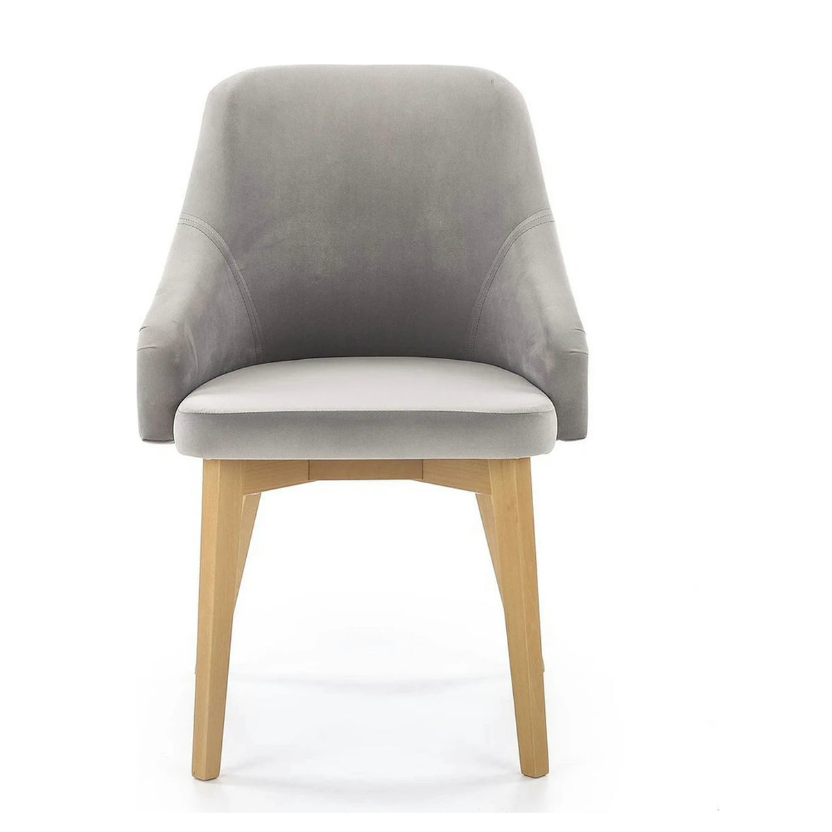 Scaun TOLEDO 2, gri/stejar, lemn de fag, 57x56x86 cm