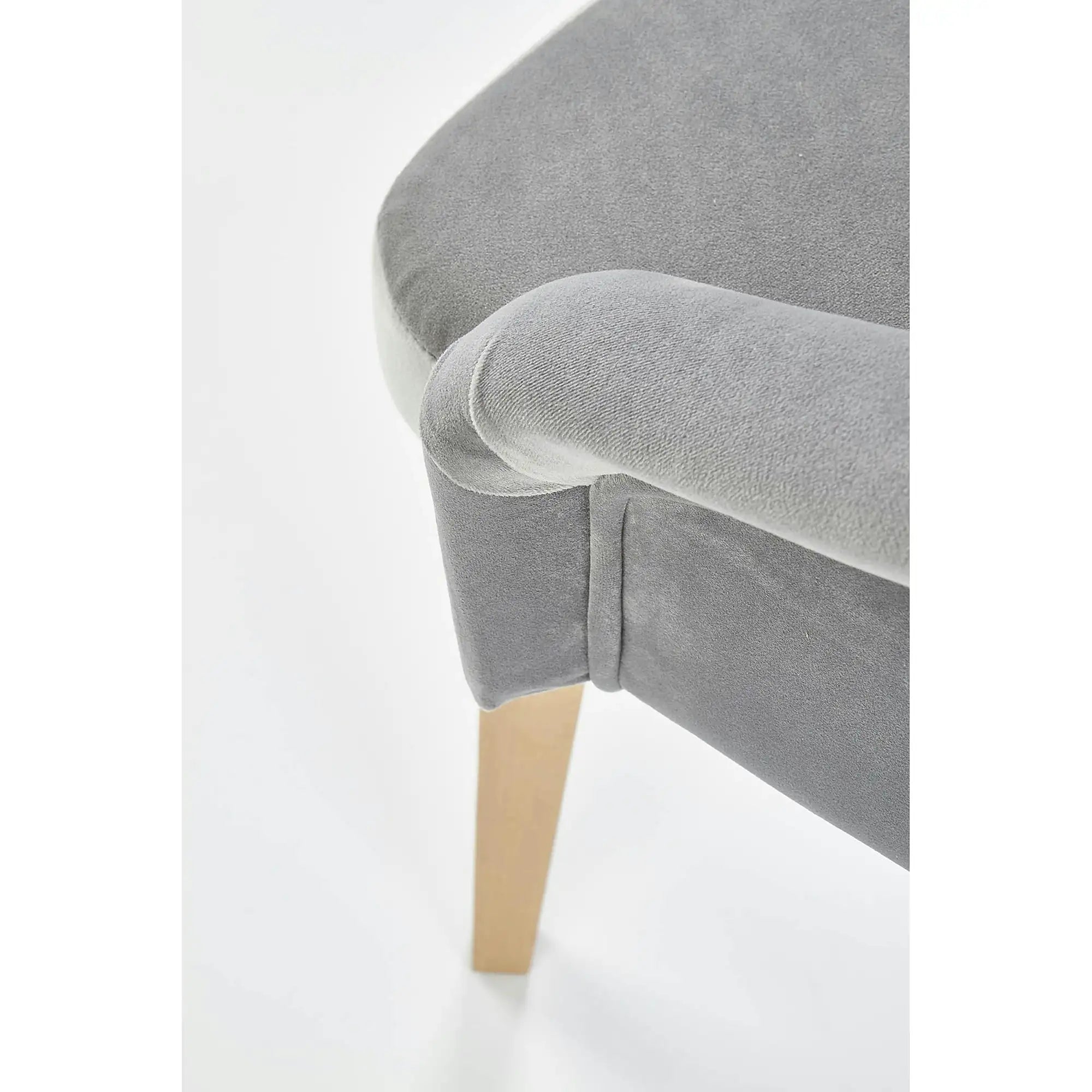 Scaun TOLEDO 2, gri/stejar, lemn de fag, 57x56x86 cm