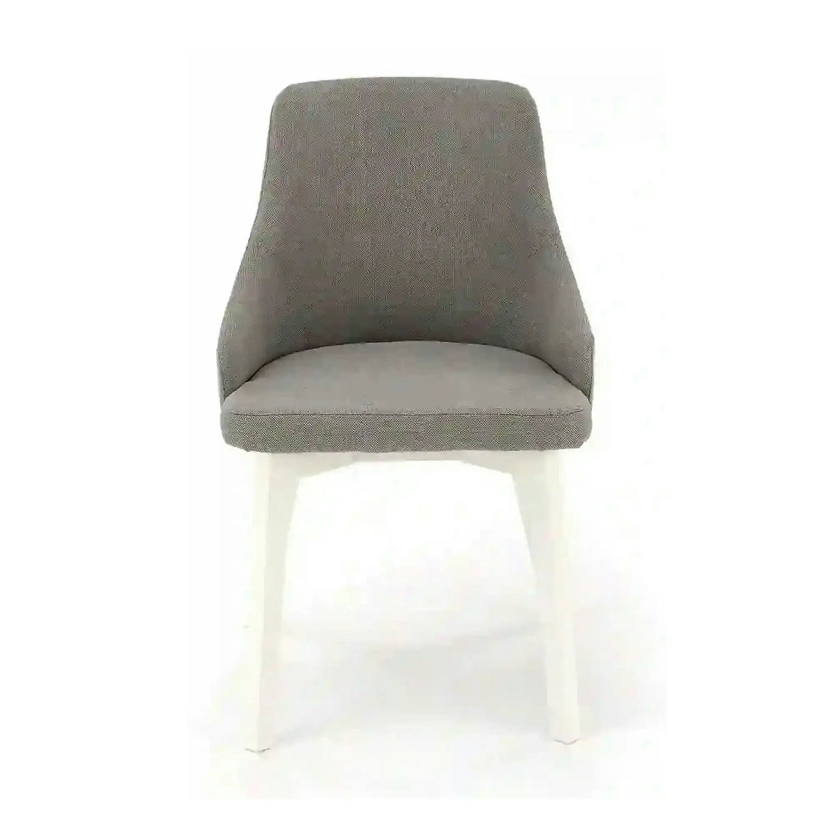 Scaun TOLEDO, gri/alb, stofa clasica/lemn de fag, 51x55x82 cm