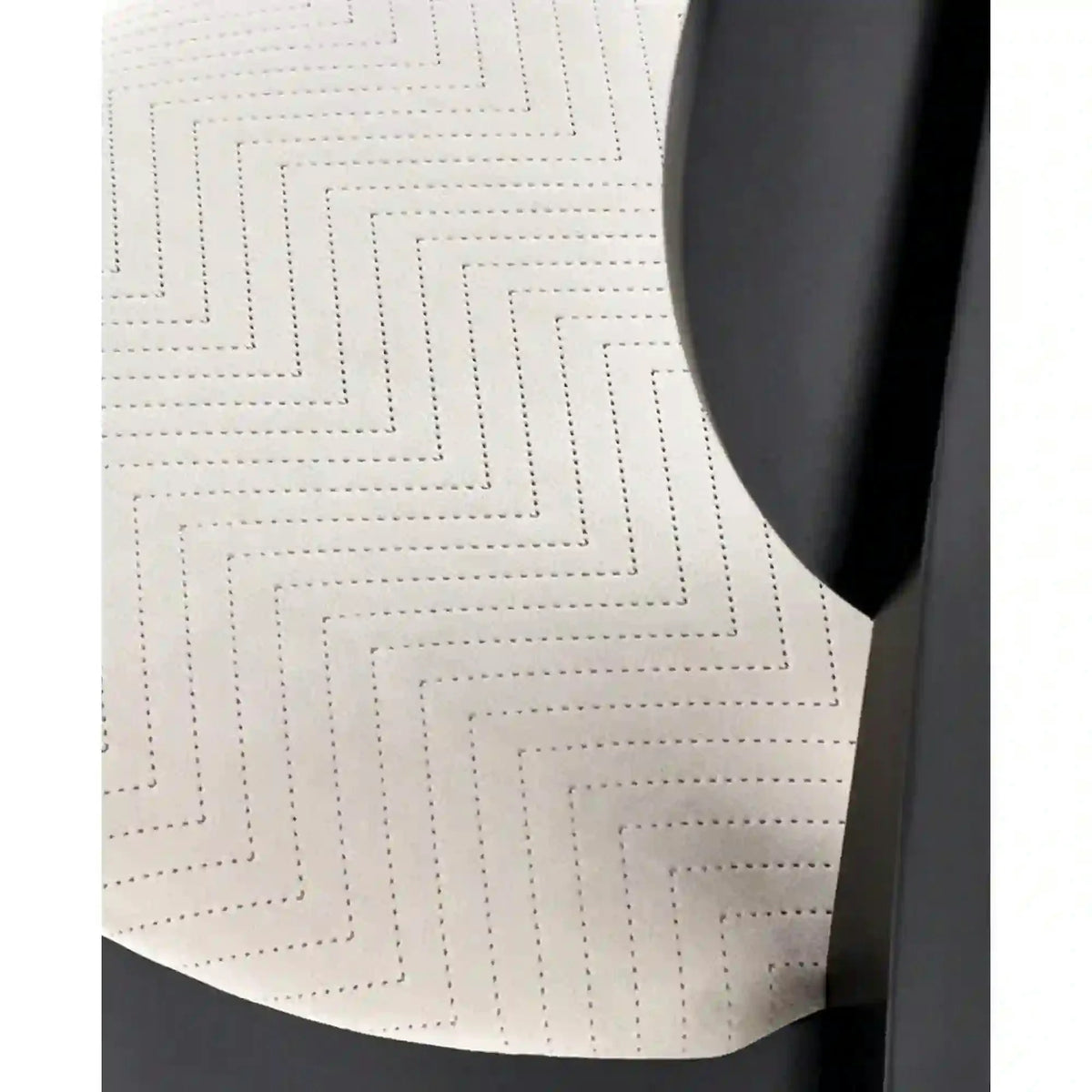 Scaun VELO, bej/negru, stofa catifelata/lemn, 44x53x96 cm