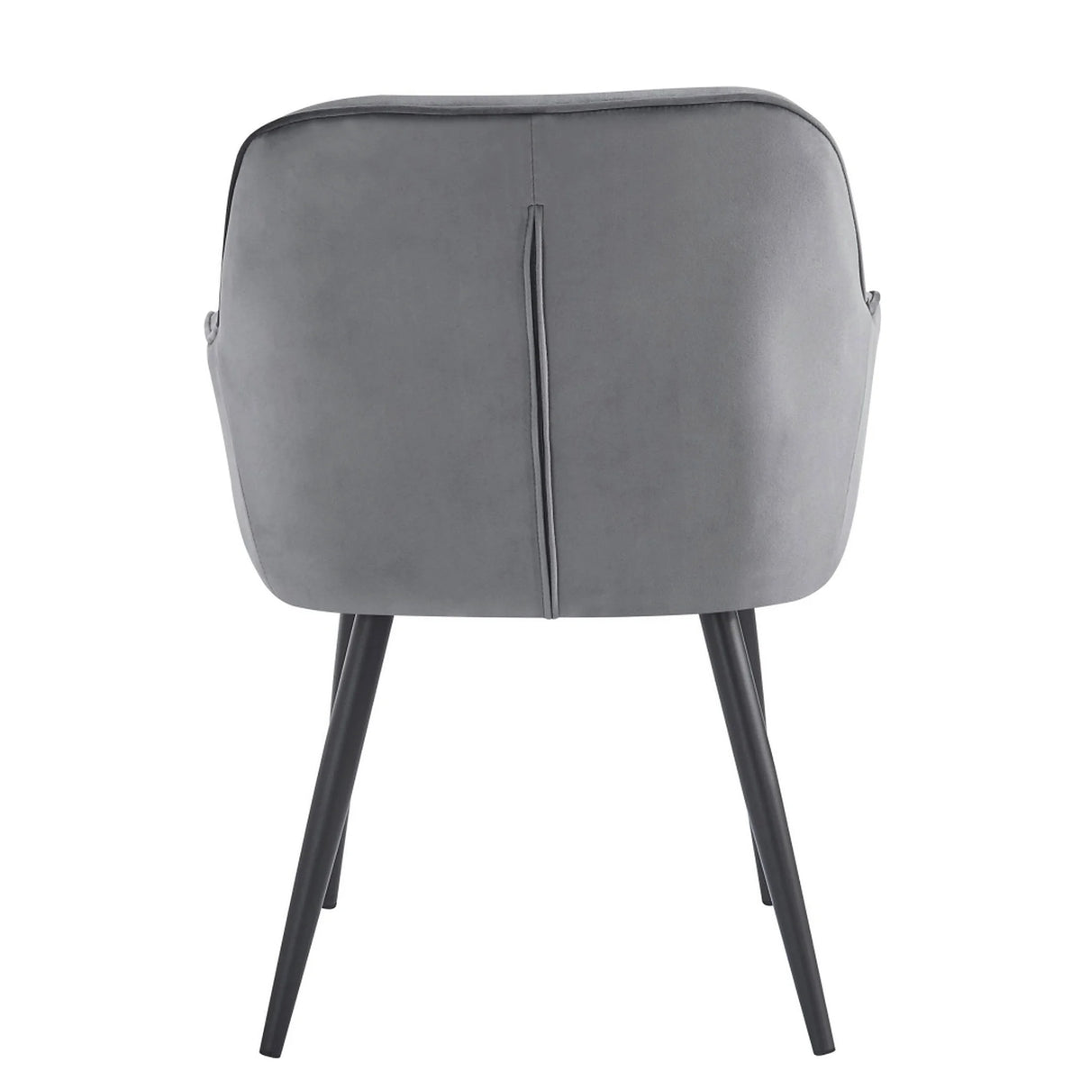 Scaun VERIO, stofa catifelata gri - Bluvel 14, 59x62x81 cm