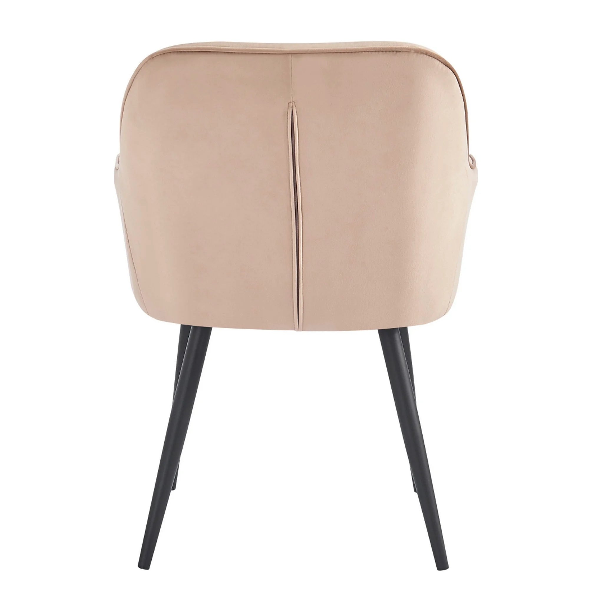 Scaun VERIO, stofa catifelata maro deschis - Bluvel 28, 59x62x81 cm