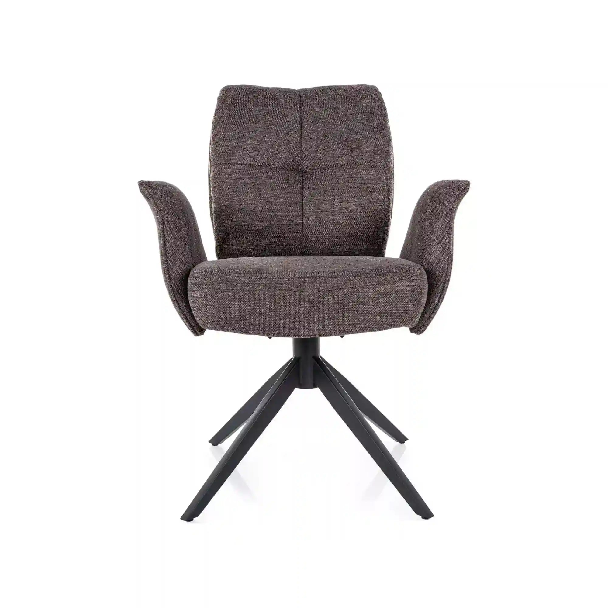 Scaun WING, cappuccino - Brego 40, stofa clasica/metal, 66x65x90 cm