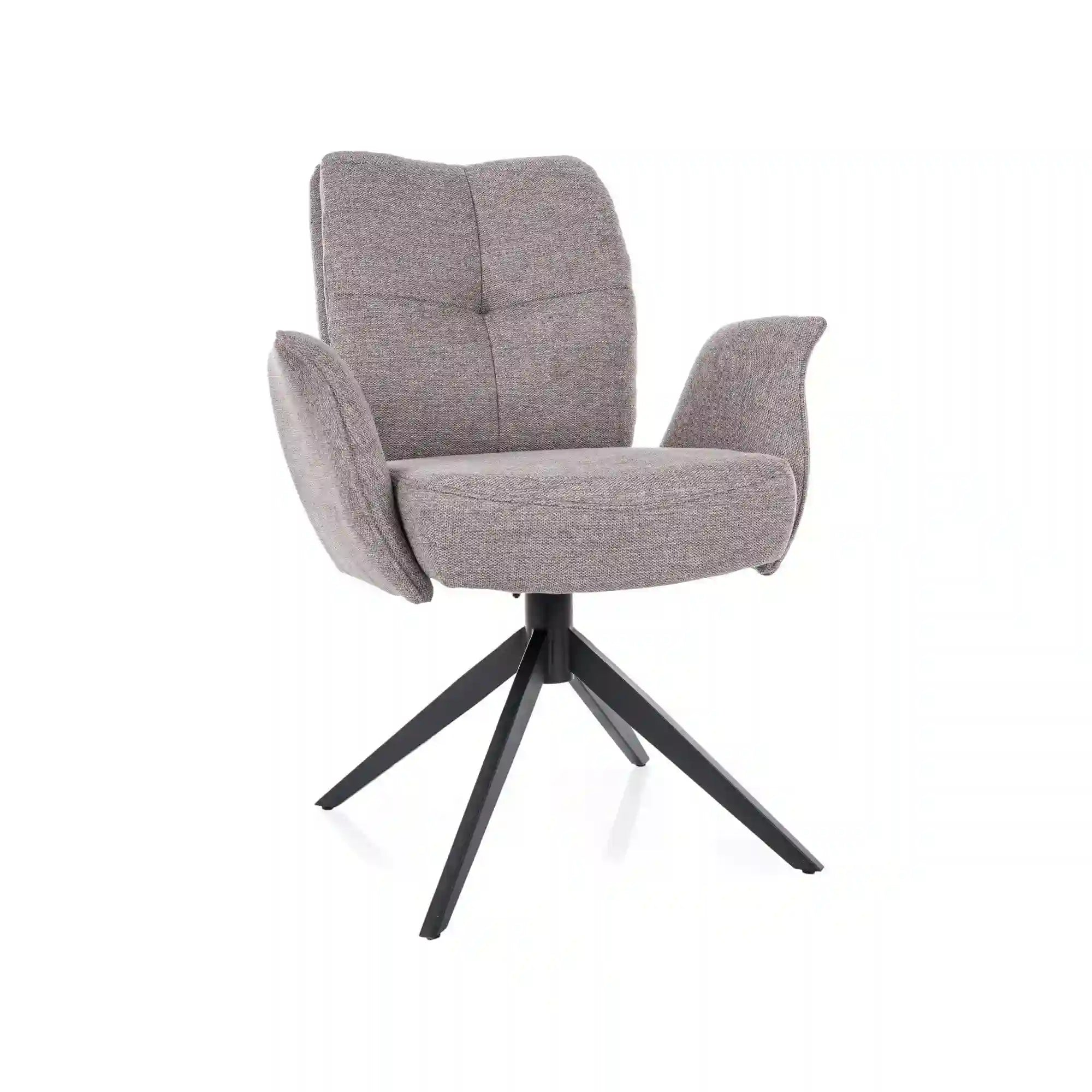 Scaun WING, gri - Brego 07, stofa clasica/metal, 66x65x90 cm