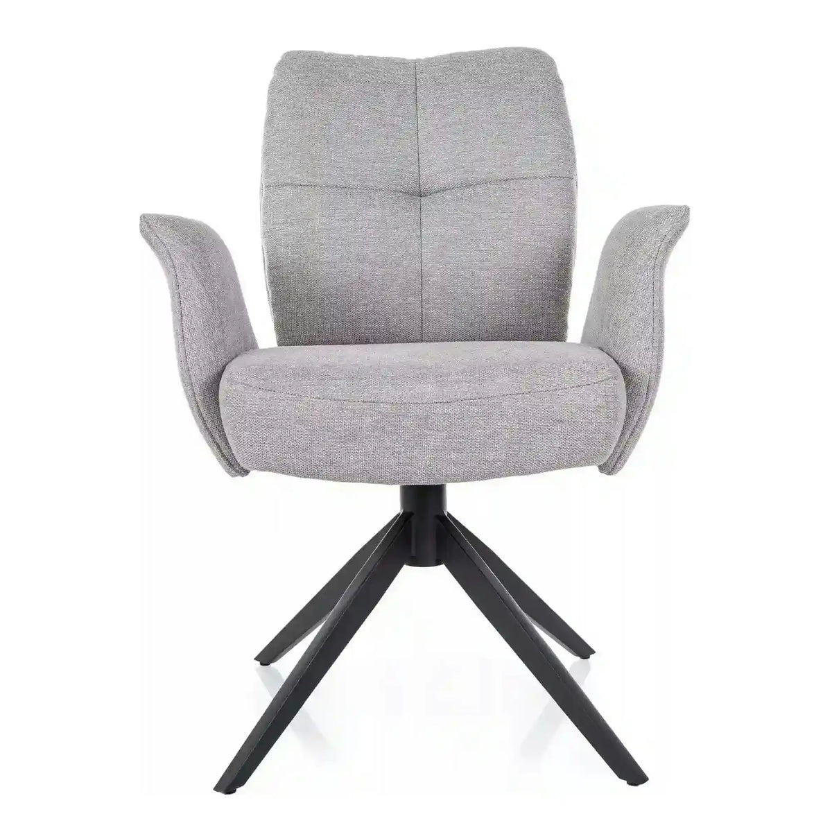 Scaun WING, gri deschis - Brego 02, stofa clasica/metal, 66x65x90 cm
