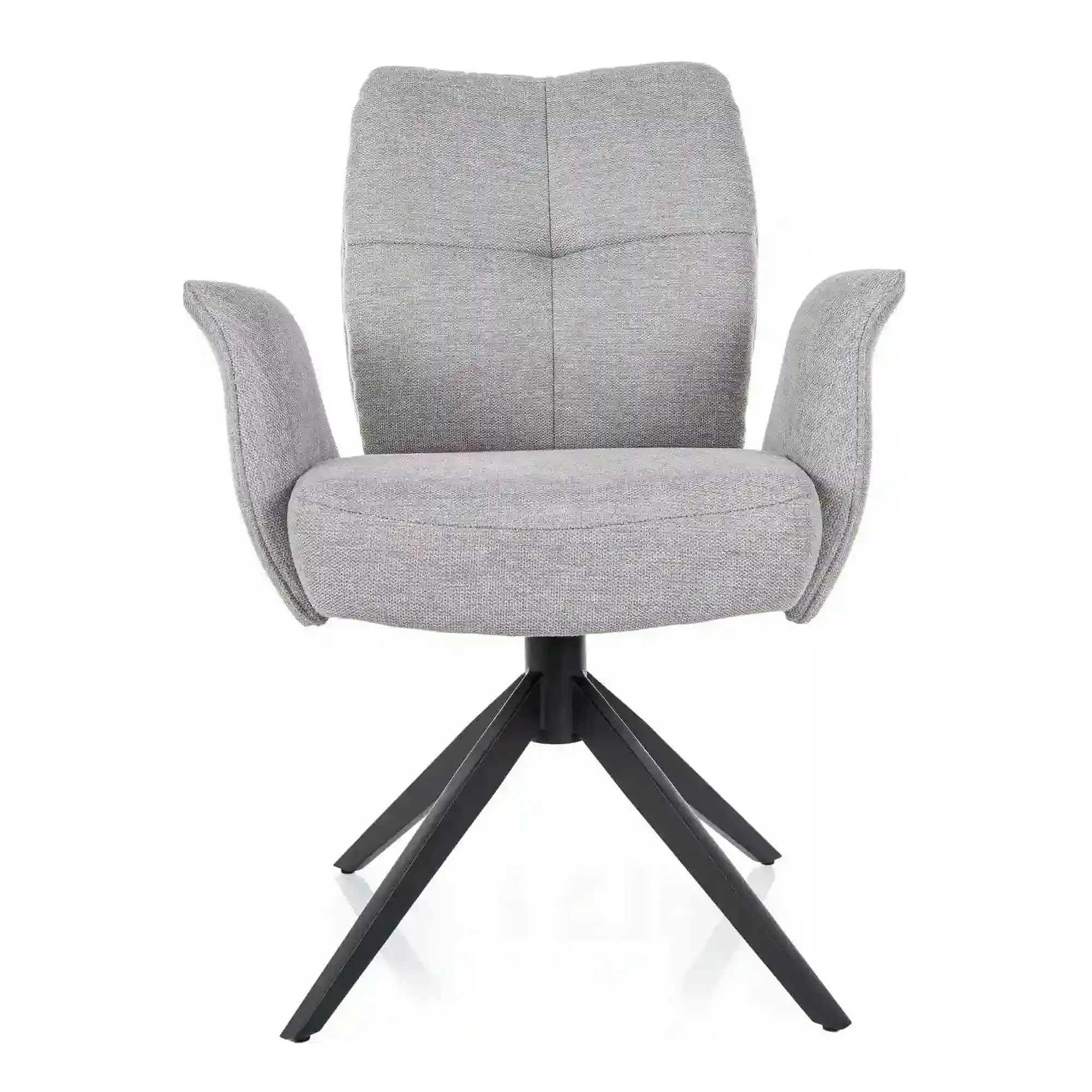 Scaun WING, gri deschis - Brego 02, stofa clasica/metal, 66x65x90 cm