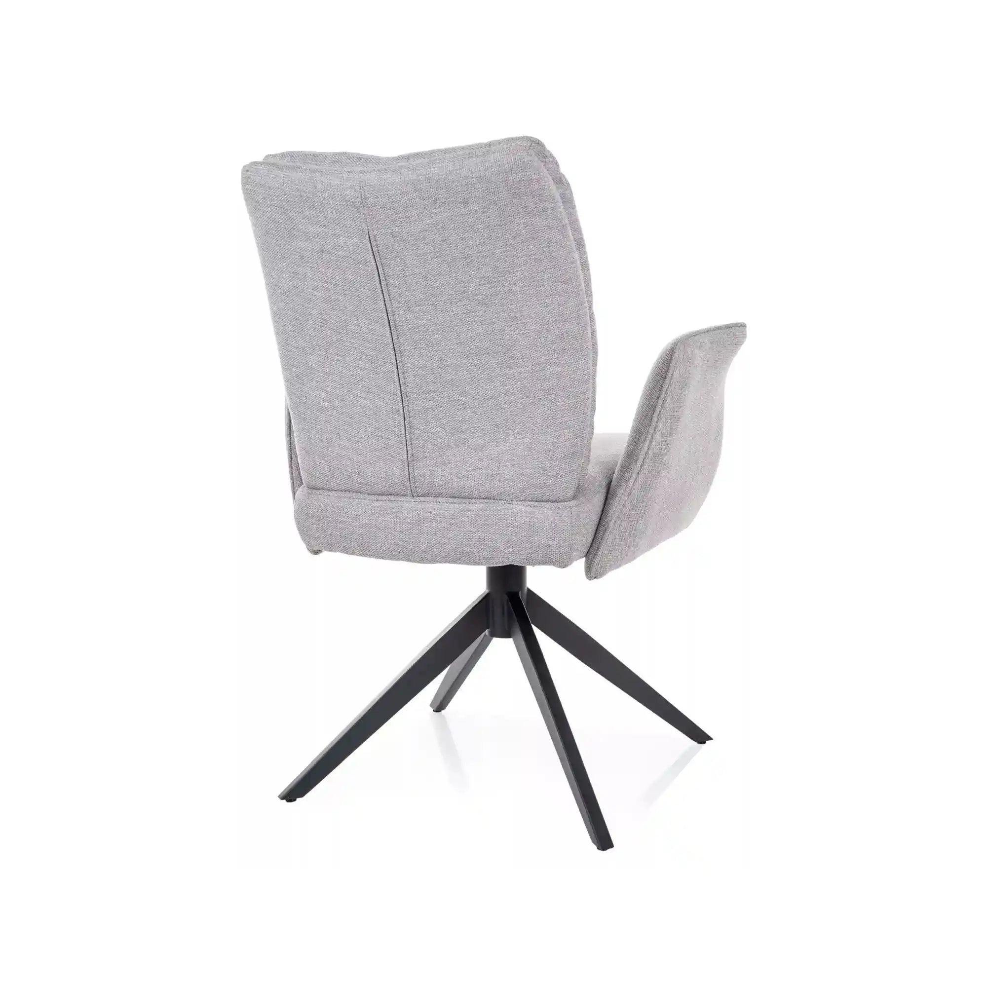 Scaun WING, gri deschis - Brego 02, stofa clasica/metal, 66x65x90 cm