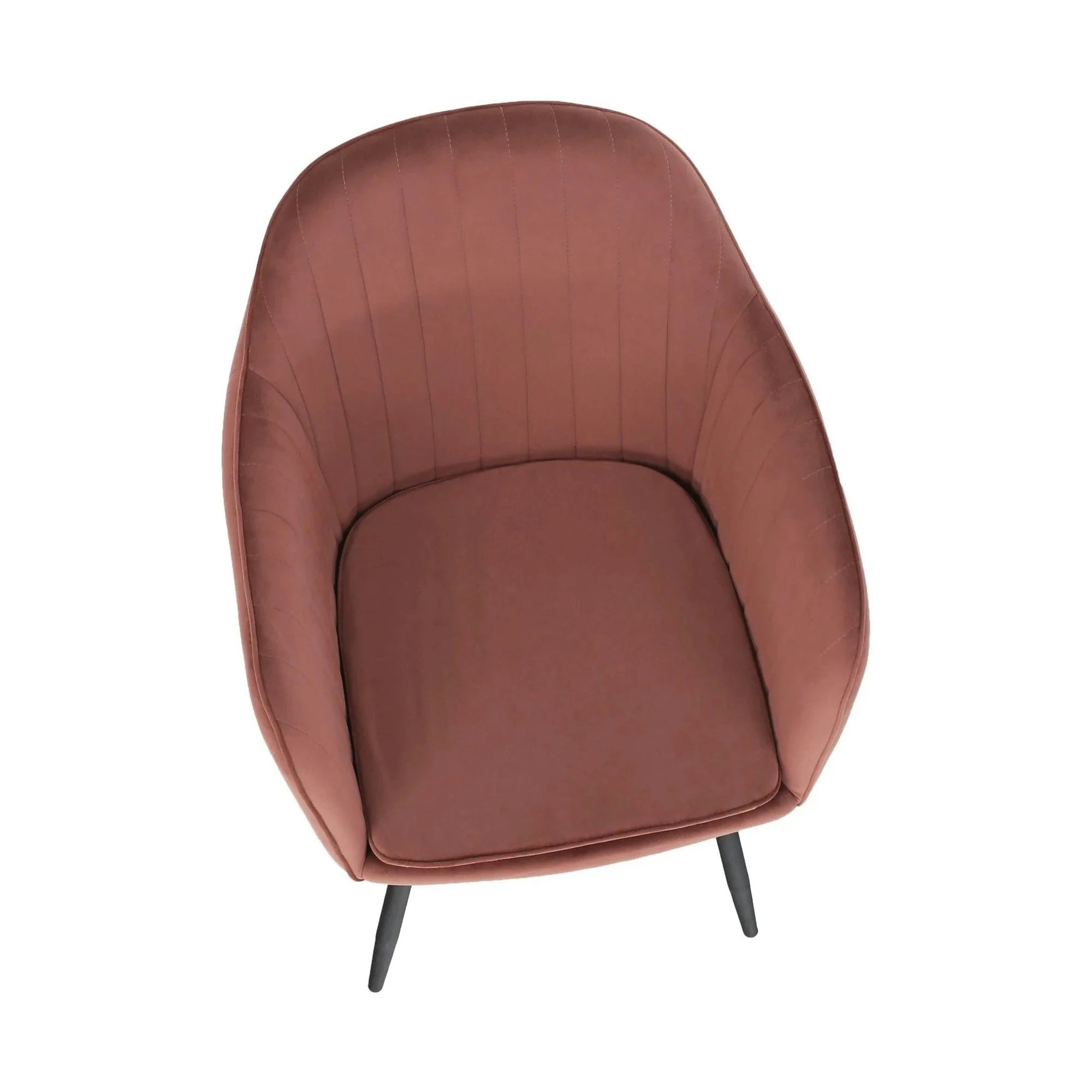 Scaun ZIRKON, roz/negru, stofa catifelata/metal, 56x55x82 cm