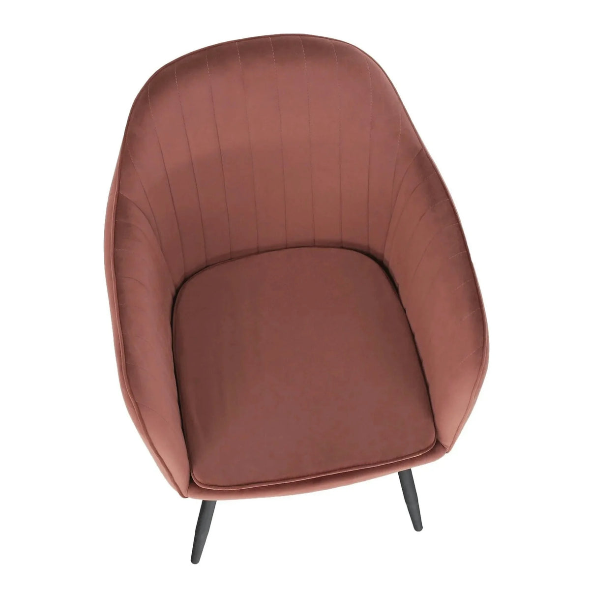 Scaun ZIRKON, roz/negru, stofa catifelata/metal, 56x55x82 cm