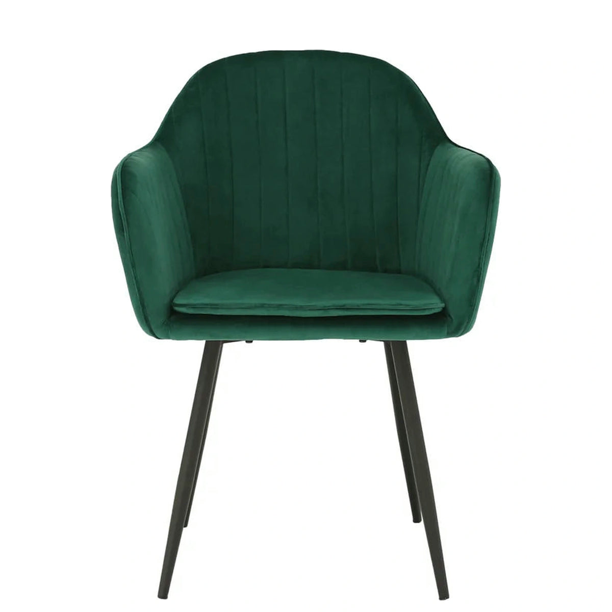 Scaun ZIRKON, verde smarald/negru, catifea/metal, 56x55x82 cm