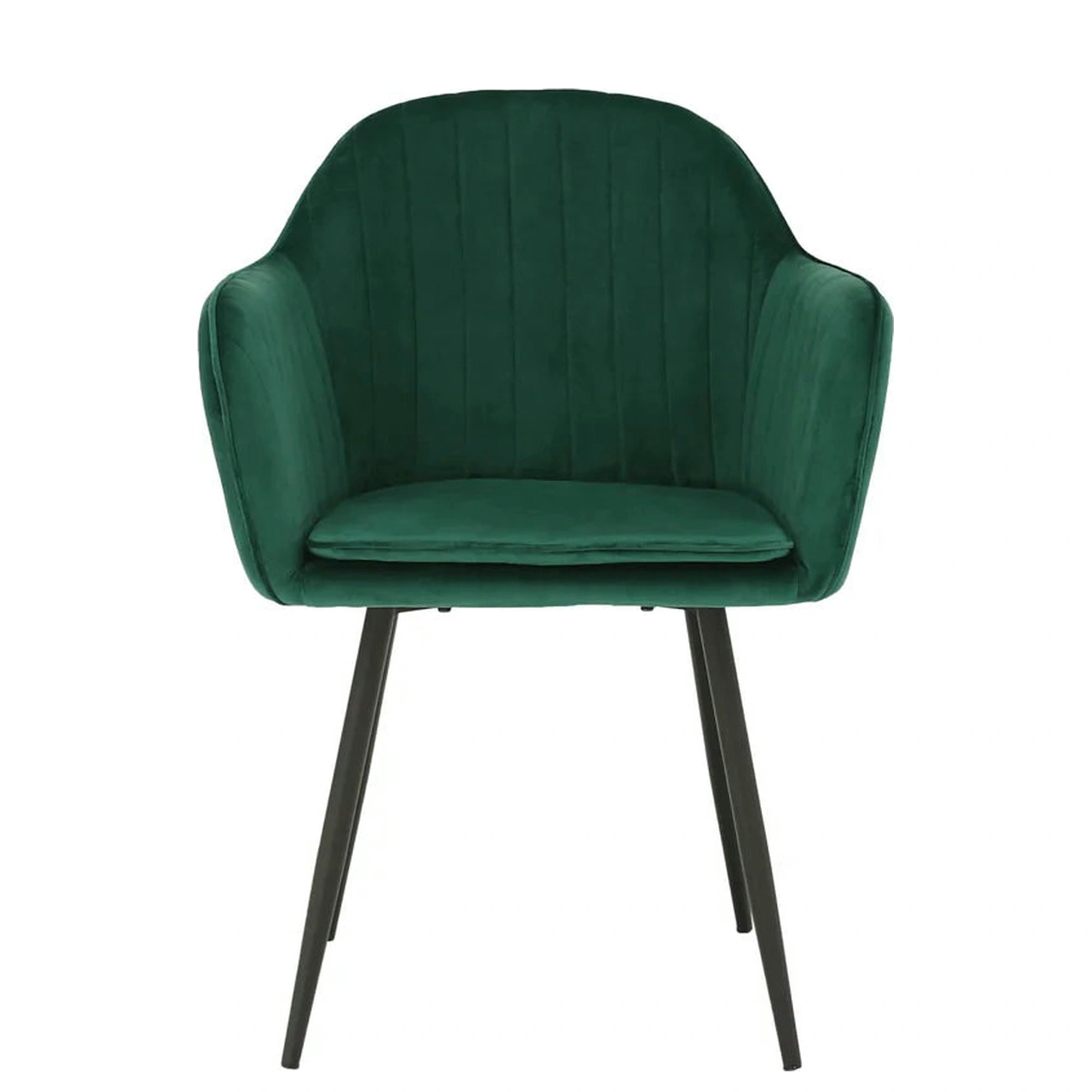 Scaun ZIRKON, verde smarald/negru, catifea/metal, 56x55x82 cm