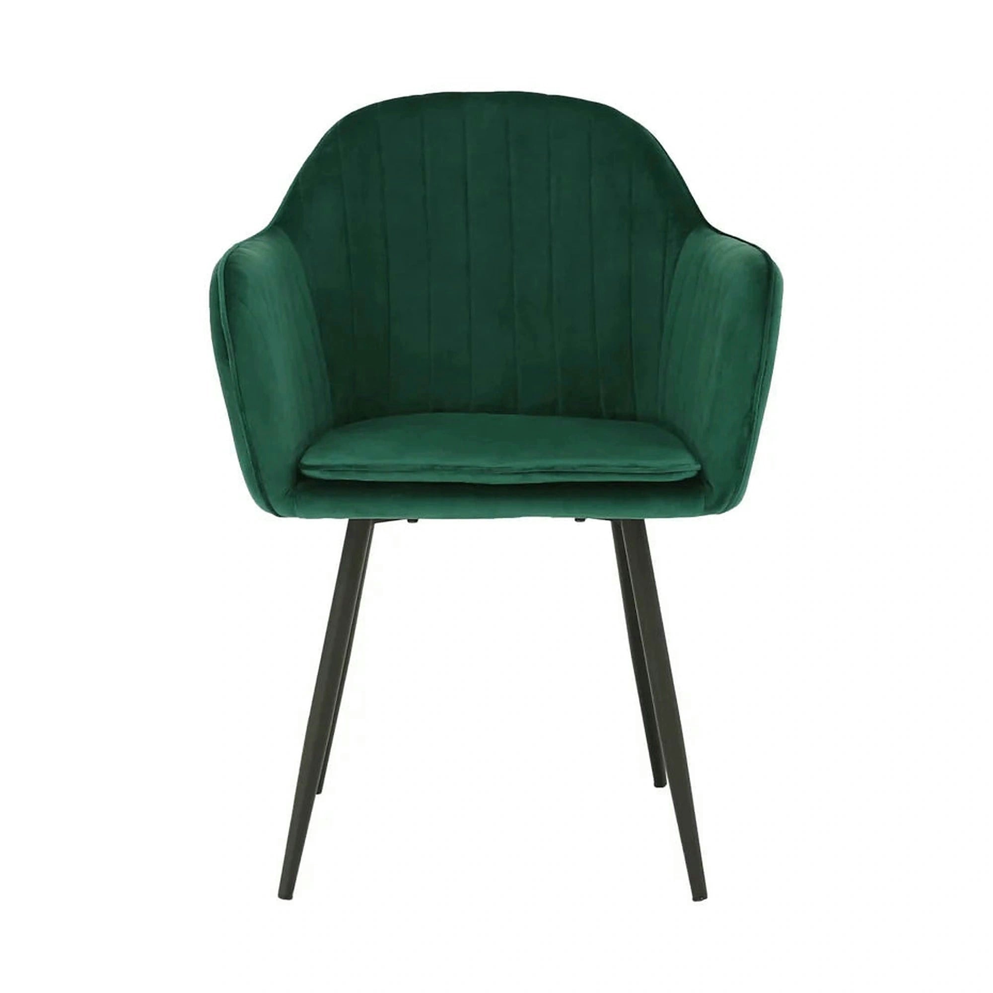 Scaun ZIRKON, verde smarald/negru, catifea/metal, 56x55x82 cm