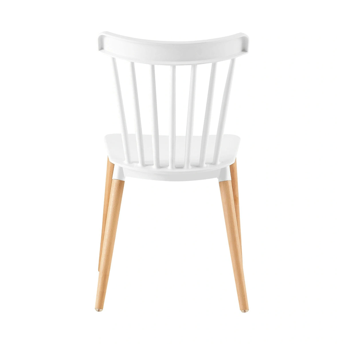 Scaun ZOSIMA, alb/fag, plastic/lemn de fag, 54x44x83 cm