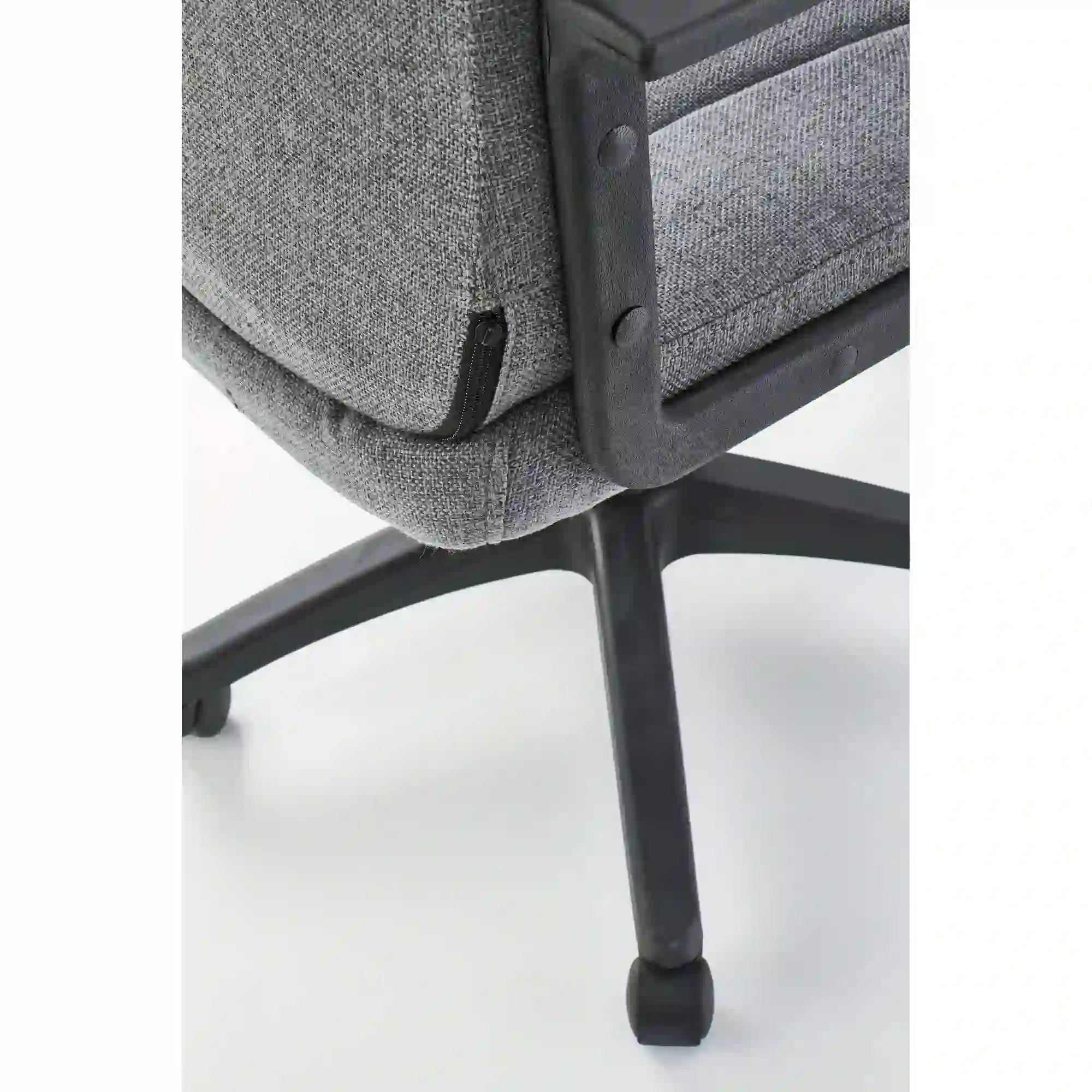 Scaune de birou RINO, gri, stofa/metal/plastic, 61x63x112/122 cm