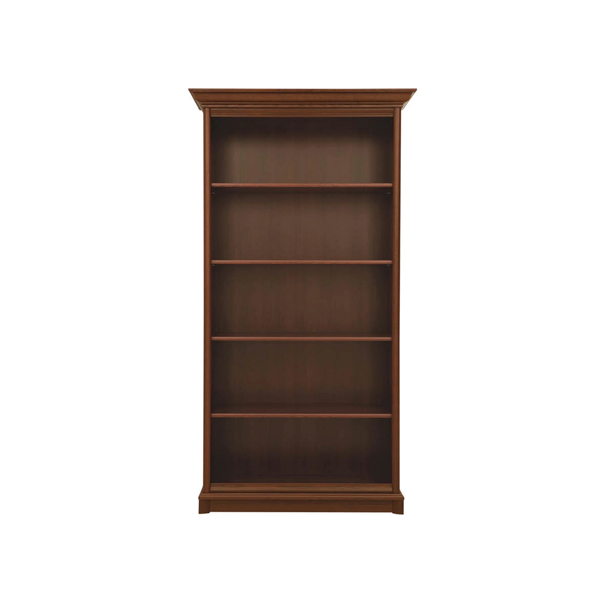 Biblioteca clasica living KENT, castan, PAL, 110x43x205 cm