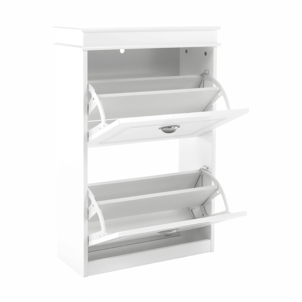 Pantofar SEBER TYP 1, alb, PAL, 54x24x83 cm