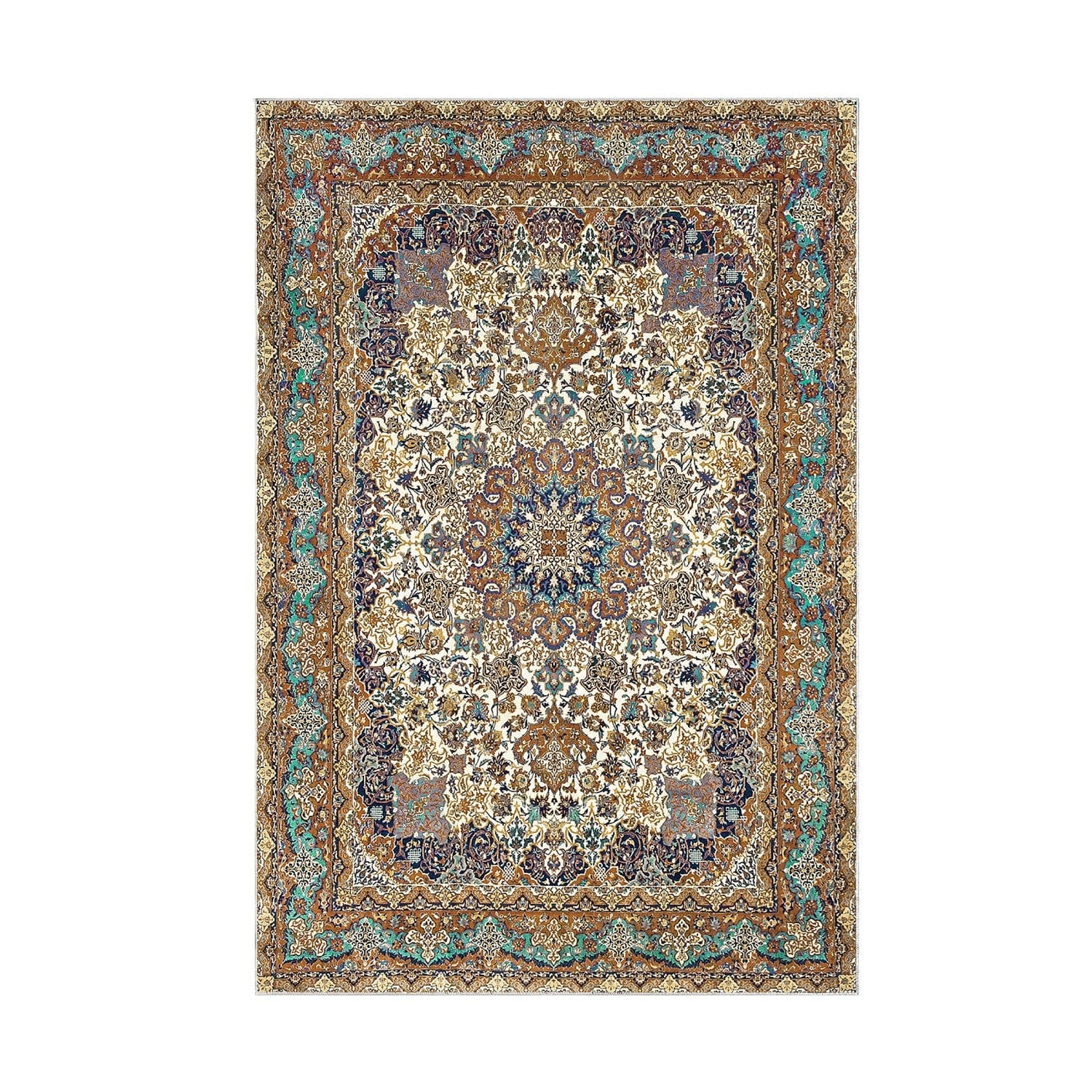 Set 2 covorase baie KT440 V2, forma dreptunghiulara, poliester, multicolor