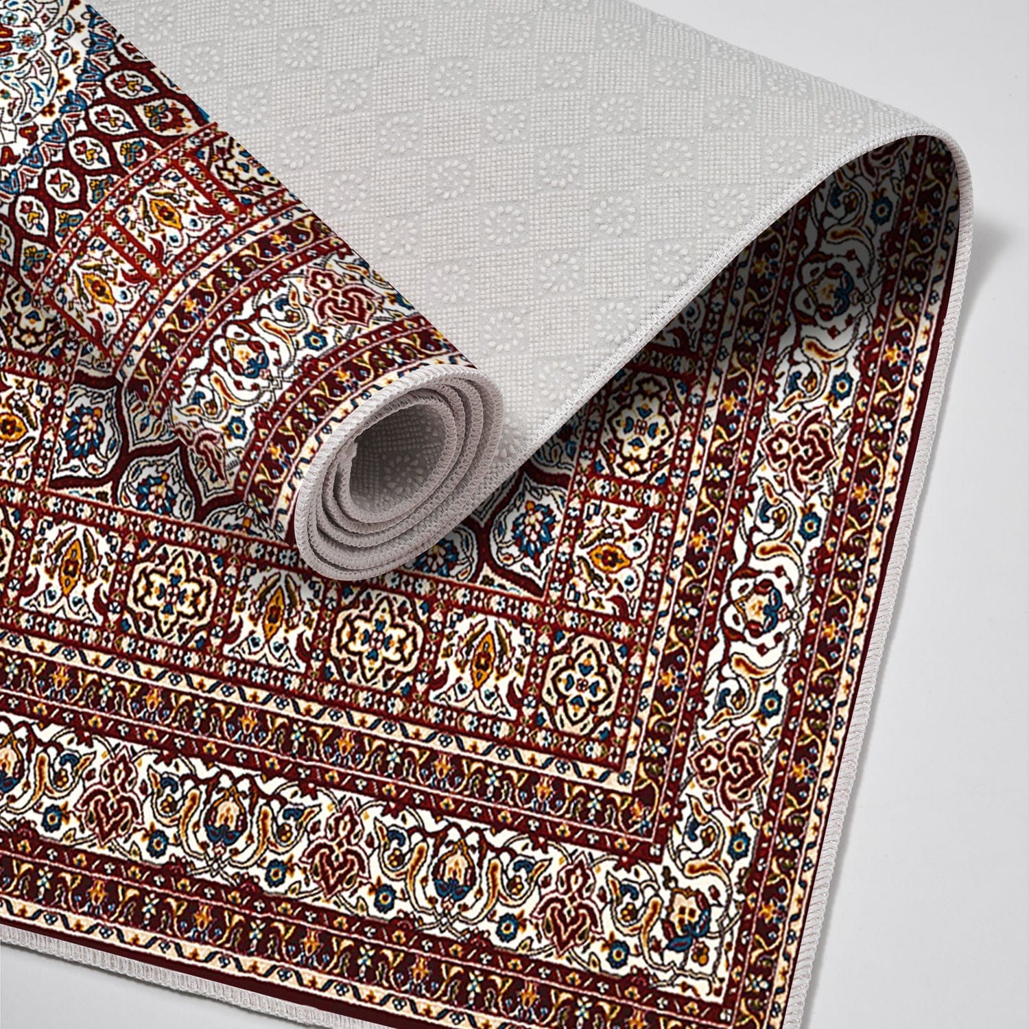 Set 2 covorase baie KT447, forma dreptunghiulara, poliester, multicolor