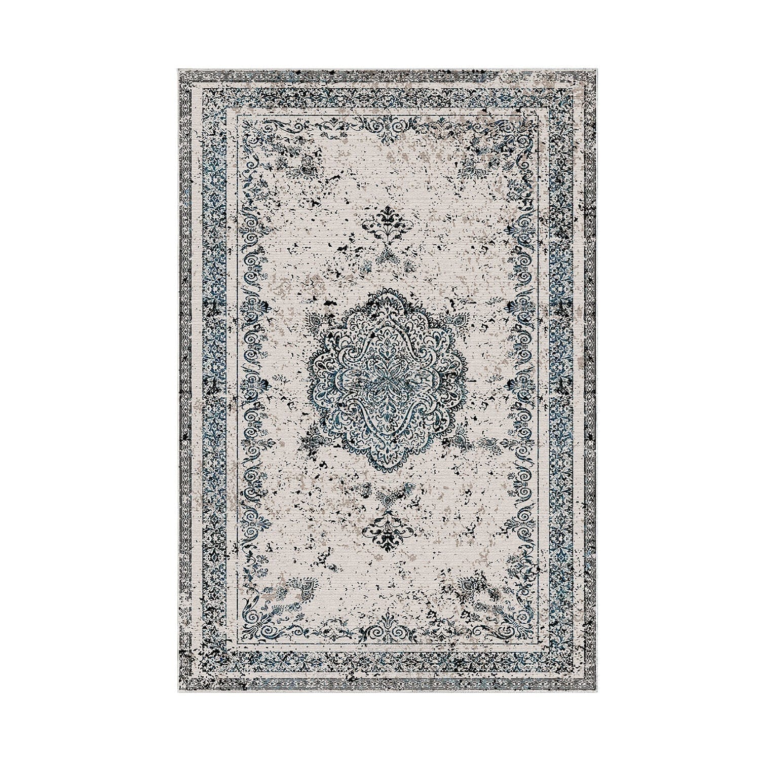 Set 2 covorase baie KT467 V2, forma dreptunghiulara, poliester, multicolor