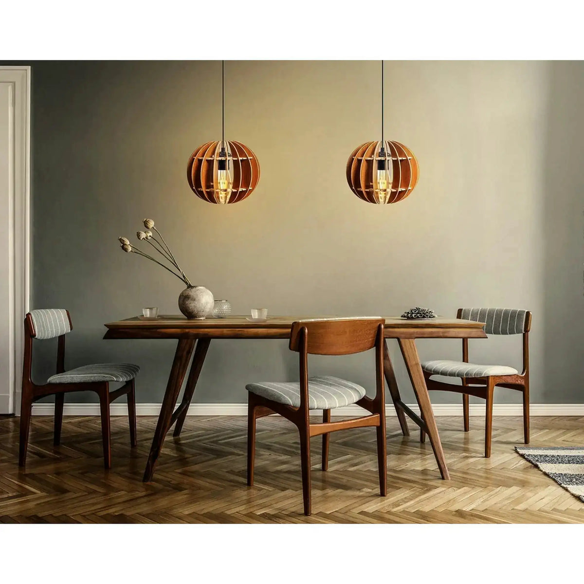 Set 2 lustre 390FLH1511, nuc, 20x60 cm