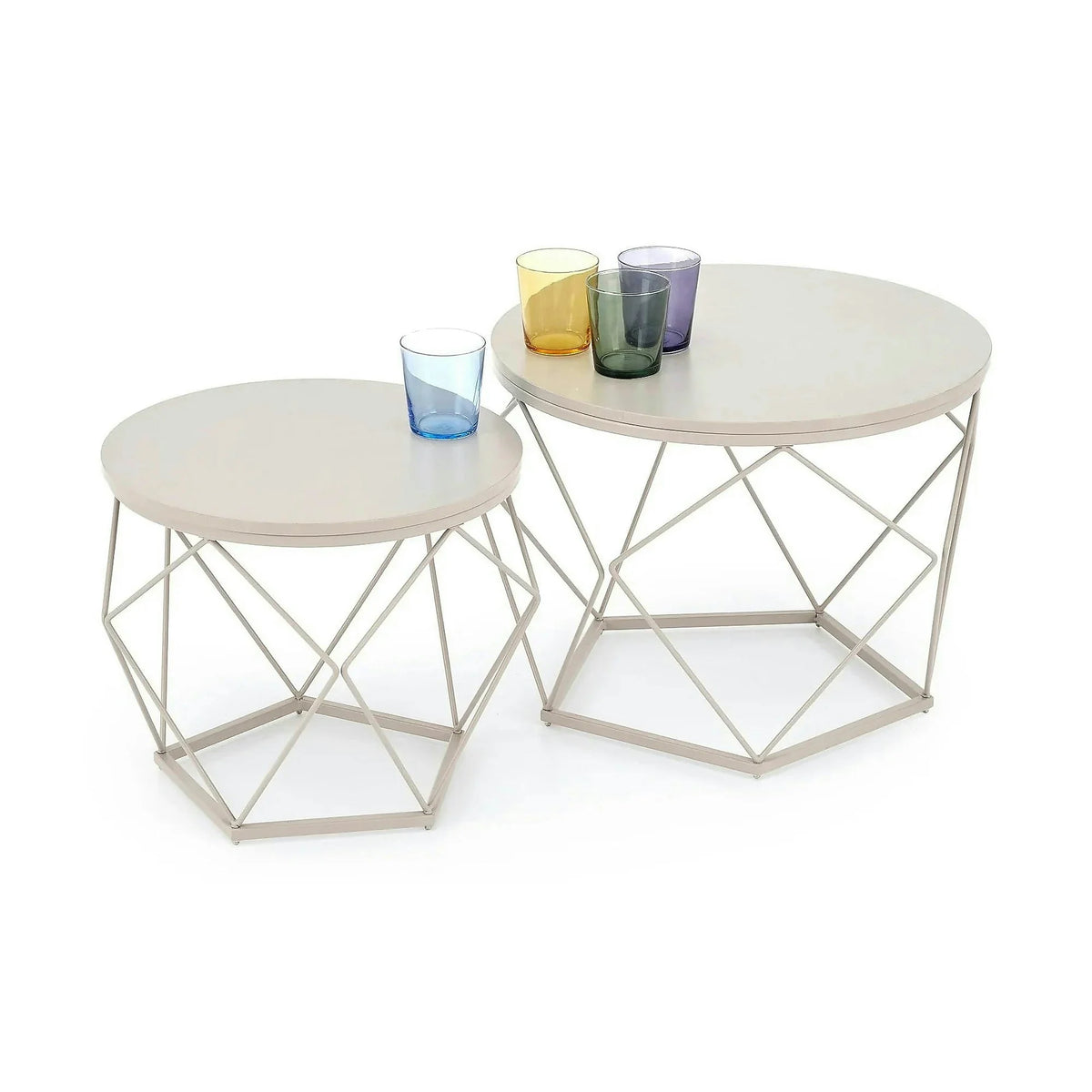Set 2 masute cafea CIELO, casmir