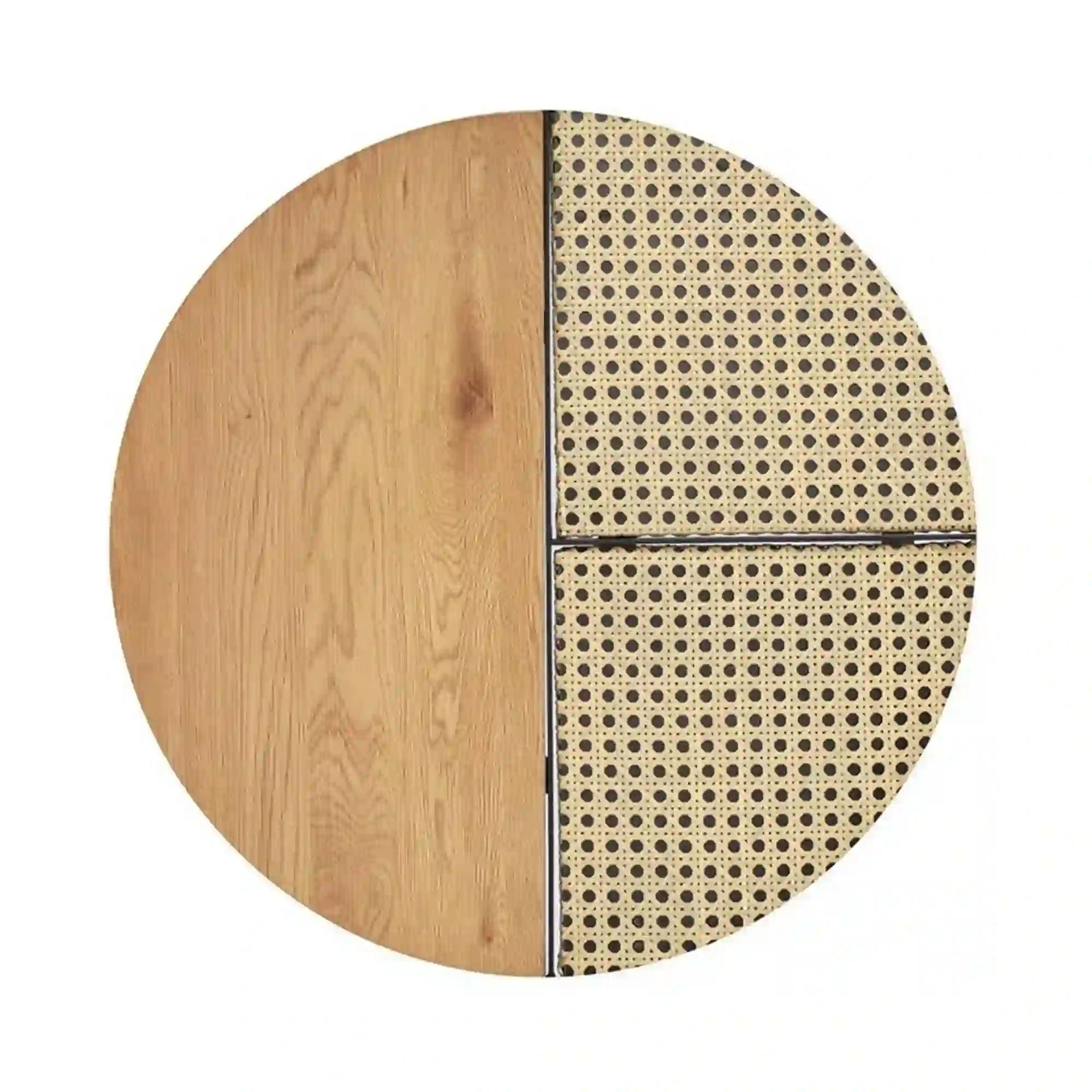 Set 2 masute cafea GARMIN, stejar auriu/negru