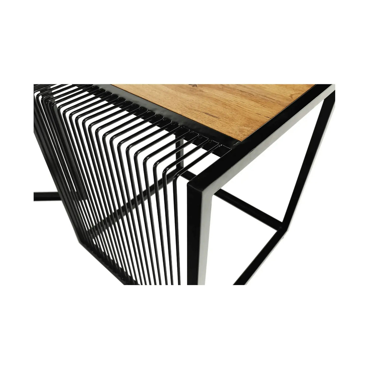 Set 2 masute RIMBO, stejar/negru