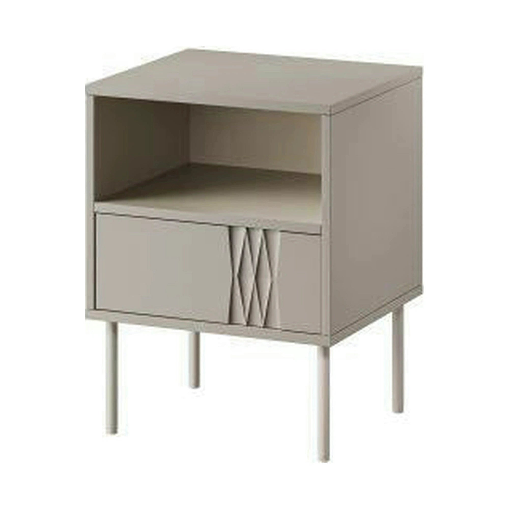 Set 2 noptiere TRESSE, bej, PAL laminat, 44x40x54 cm