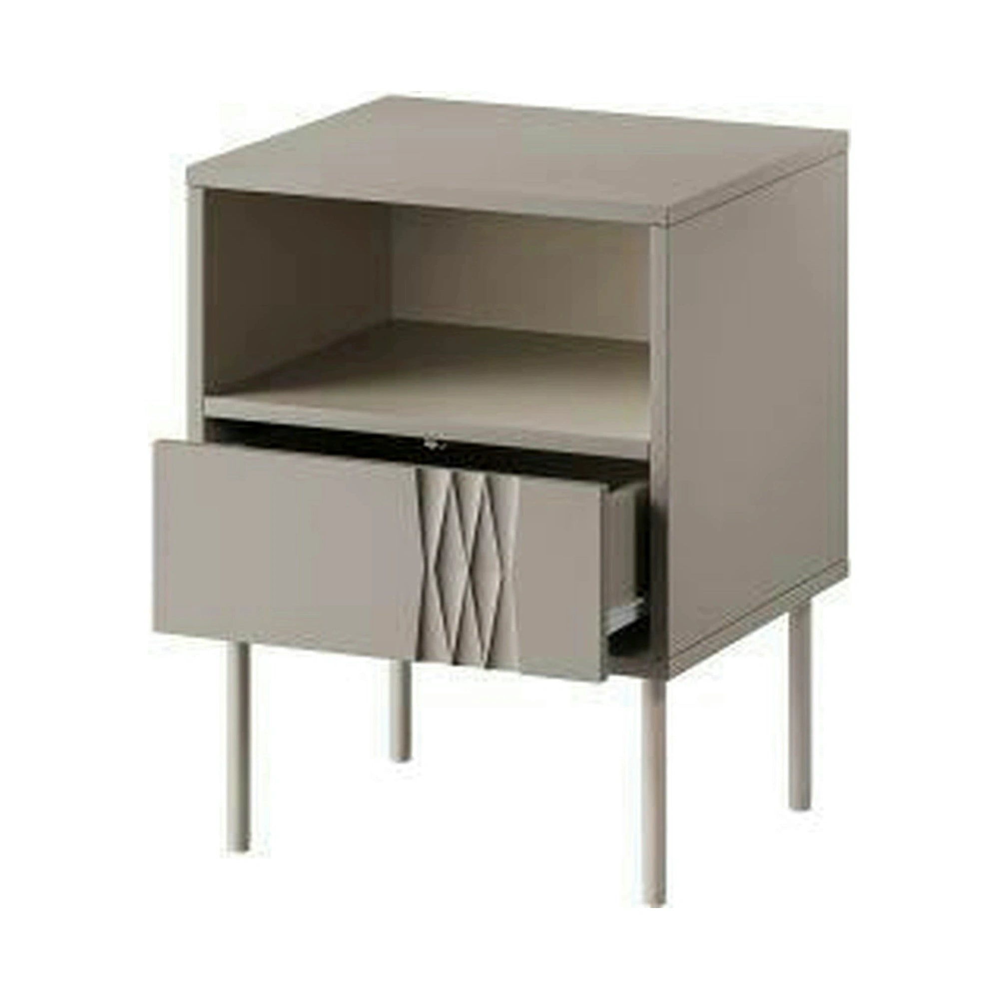 Set 2 noptiere TRESSE, bej, PAL laminat, 44x40x54 cm
