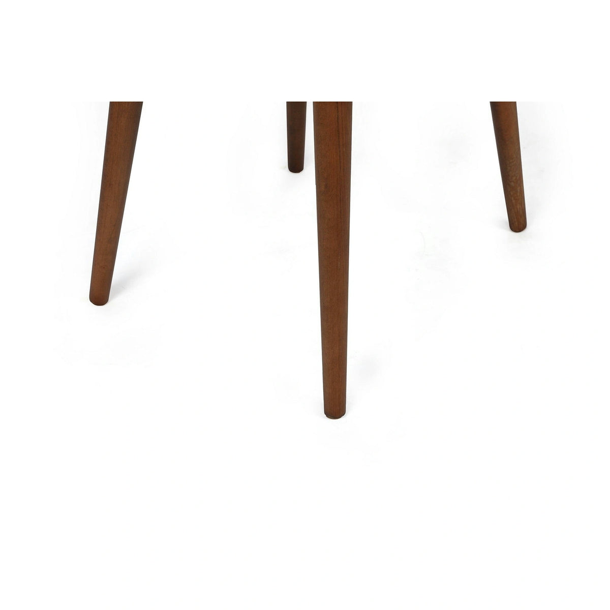 Set 2 scaune ALFA-464 V2, bej/nuc, stofa catifelata/metal, 50x49x90 cm