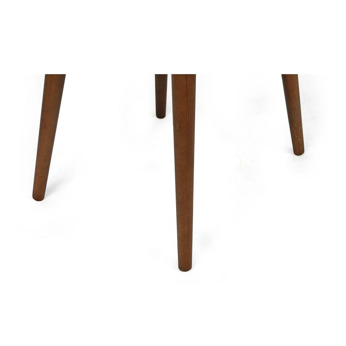 Set 2 scaune ALFA-464 V2, bej/nuc, stofa catifelata/metal, 50x49x90 cm