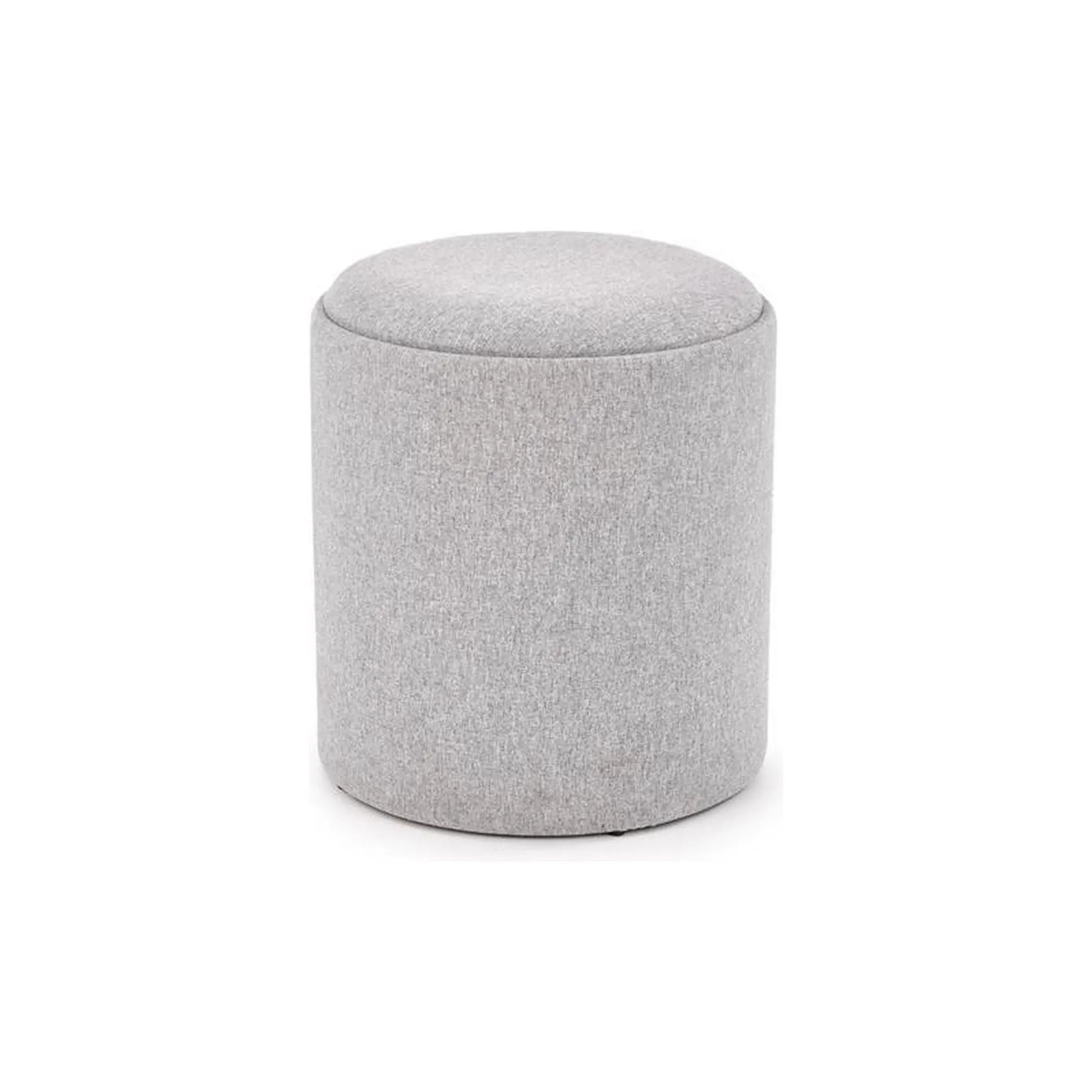 Set 2 tabureti AVIKO, stofa clasica gri deschis, cu spatiu depozitare