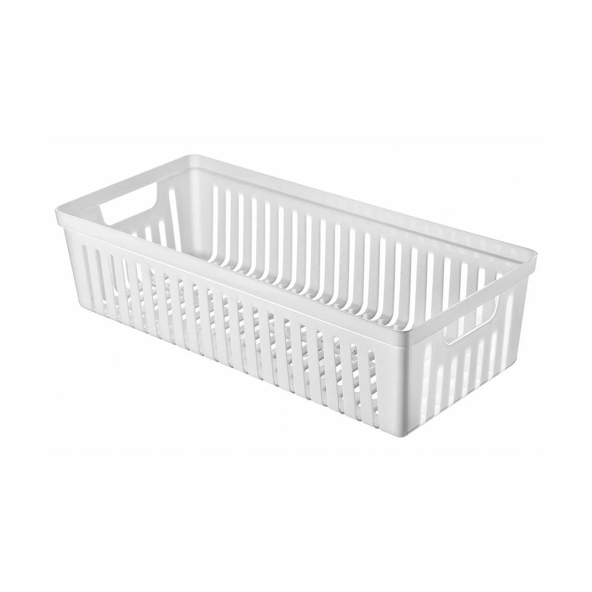 Set 3 organizatoare sertar CKBORG-3, alb, plastic, 34x20x9 cm