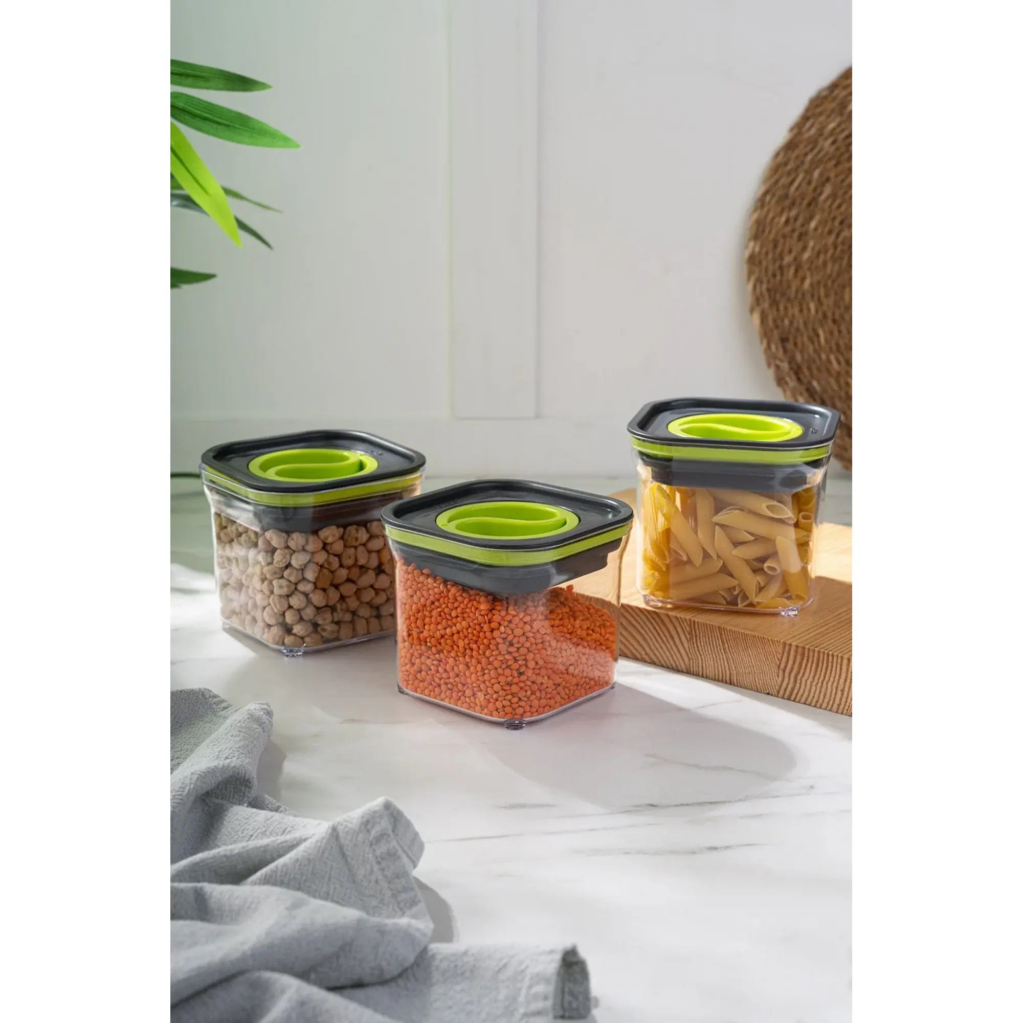 Set 3 recipiente 503HRN1149, plastic, 700 ml