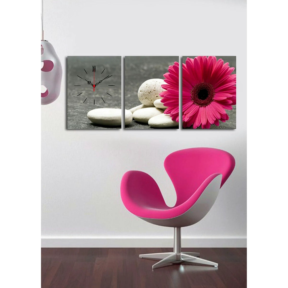 Set 3 tablouri 3P3040CS-57, multicolor, panza, 30x40 cm