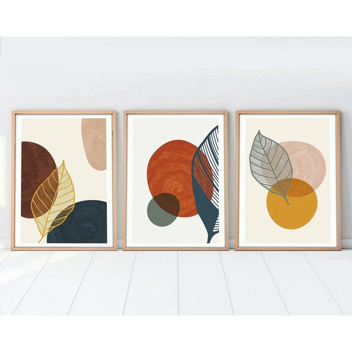 Set 3 tablouri HUHU209, multicolor, 20x30 cm