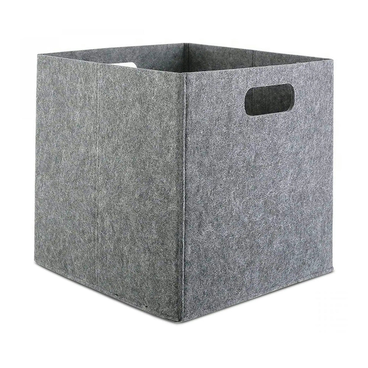 Set 4 cutii HMY-6356, gri, pasla, 24x24x24 cm